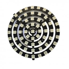WS2812 Mega-Ring - 5 Ringe mit 61 Pixel RGB LEDs (NeoPixel)