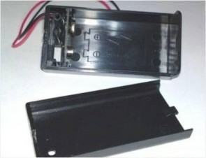 Batteriehalter für 1 Stk. 9V-Block mit Lötkabel