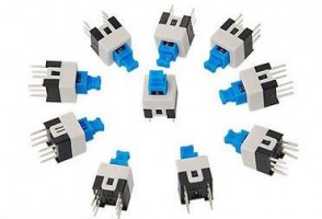 Drucktaster (Einrastend) 8x8mm 6Pin