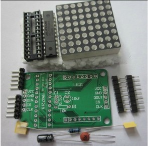 8x8 LED Matrix Breakout mit MAX7219 IC / Kit
