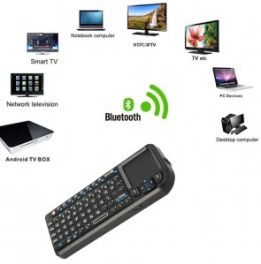 Rii Mini V3 Bluetooth Tastatur mit Touchpad Kabellos