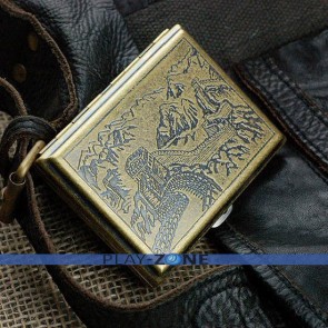 Zigaretten Etui aus Kupfer - Chinesische Mauer