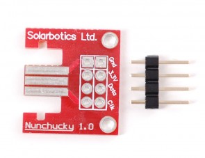 Solarbotics Nunchucky (Wii Nunchuck breakout adapter)