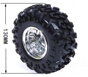 Offroad Wheel Silber 133mm x 60mm