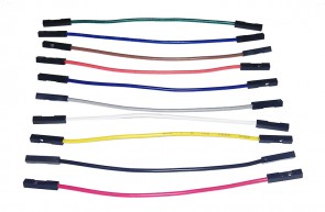 Jumperkabel  10 Stk. F/F  - 10CM - 22AWG