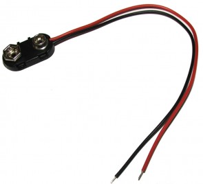 9V-Batterien Clip (Plastik) 