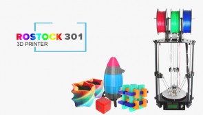 Geeetech Rostock 301 Mix Color 3D Printer Kit