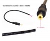 DC-Stecker 5.5/2.5 inkl. Verbindungskabel 30cm  / 18AWG