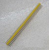 Stiftleiste 1 X 40 Polig RasterMass 2.54mm - Gelb