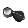 Klappbare Mini-Lupe  30 x Vergrösserung / 21mm - Schwarz