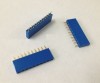 Buchsenleiste 10Pin, Rastermass 2.54mm - Blau