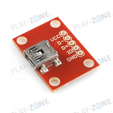 Play-Zone Breakout Board for USB Mini-B