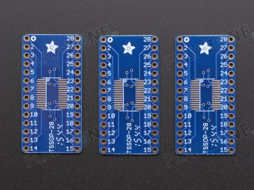 Adafruit SMT Breakout PCB for SOIC-28 or TSSOP-28 - 3 Pack!