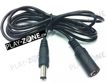 DC-Extension cable, 5.5/2.1mm 300cm