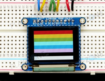 Adafruit OLED Breakout Board - 16-bit Color 1.27" + microSD