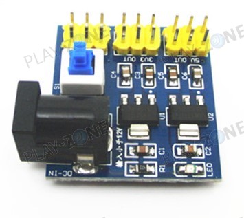 Prototyping Spannungswandler 6V-12V -> 5V/3.3V