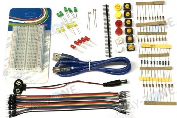Bauteile Starter Set Basic für FPGA oder Arduino Projekte - 93 Teile 