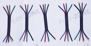 20 Stk. Lötkabel, fertig abisoliert und verzinnt. 10cm  - 22AWG