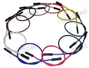 Jumperkabel 10 Stk. F/F - 20CM - 22AWG