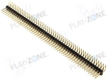 Stiftleiste 2 x 40 Polig RasterMass 2.54mm Abgewinkelt