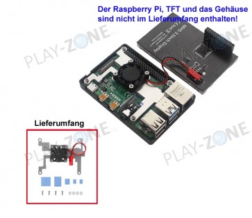 Wärmeleitblech inkl. Kühler/Fan für Raspberry Pi 3 und Pi4