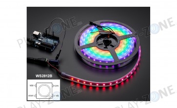 NeoPixel Digital RGB LED Weatherproof Strip 60 LED - 4 meters reel
