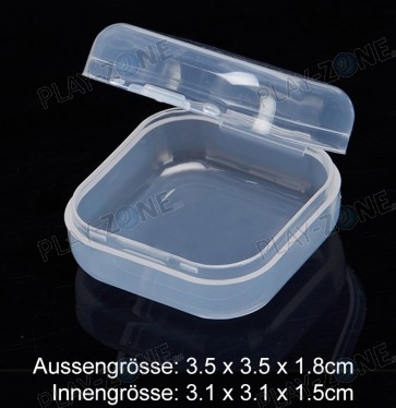 Kleine Aufbewahrungsbox 3.5 x 3.5 x 1.8cm