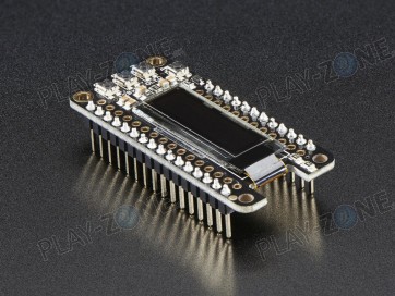 Adafruit FeatherWing OLED - 128x32 OLED (Feather Add-On)