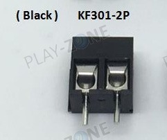 Screw Terminals 5mm Pitch (2-Pin)  Black
