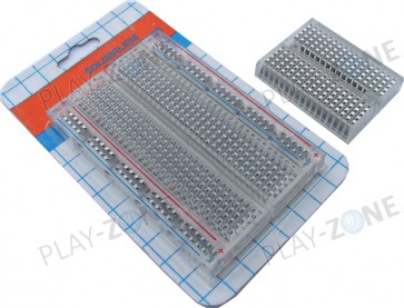Set: Breadboard Transparent Halfsize and Mini