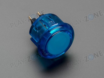 Arcade Button 30mm - Blue translucent