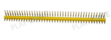 Pin Header 1 x 40 Pins 2.54mm (0.1") - Right Angle - Yellow