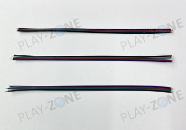 12 Stk. Lötkabel, fertig abisoliert und verzinnt. 20cm  - 22AWG