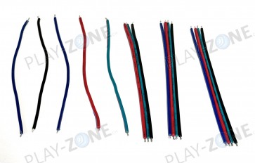 16 Stk. Lötkabel, fertig abisoliert und verzinnt. 10cm  - 22AWG