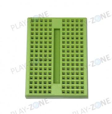 Lochraster-Steckplatine / Breadboard-170 / Hellgrün