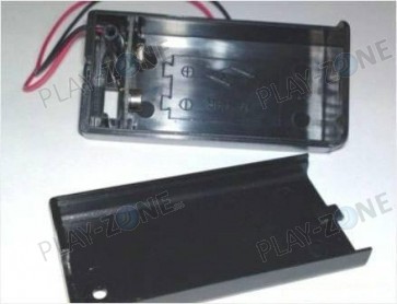 Batteriehalter für 1 Stk. 9V-Block mit Lötkabel