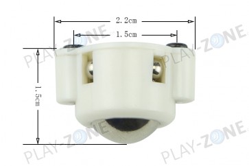 Freidrehende Kugel für Roboter, 15mm
