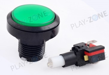 Arcade Button 46mm - illuminated - Green