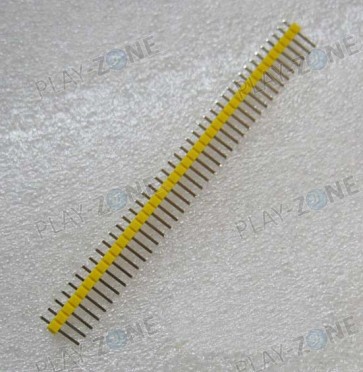 Pin Header 1 x 40 Pins 2.54mm - Yellow