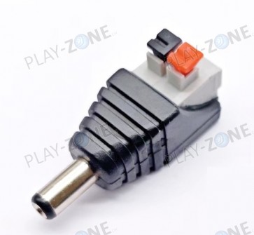 DC-Hohlstecker 5,5 × 2,1 mm (männlich) – lötfreier Netzteilanschluss