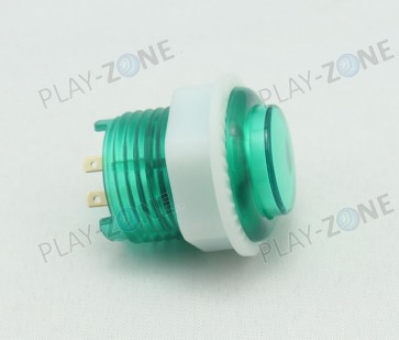 Arcade Button 24mm - Green translucent with LED
