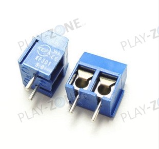 Screw Terminals 5mm Pitch (2-Pin)  Blue