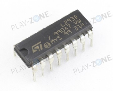 ST L293D Motor Driver (Push-Pull 4-Channel Driver with Diodes)