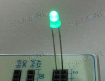 Superhelle LED  Green / 3mm