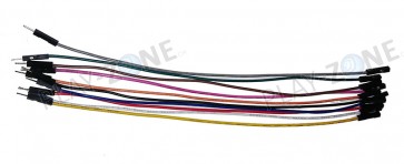 Jumperkabel 10 Stk. M/F - 20CM - 22AWG