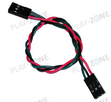 Verbindungskabel F/F 3Pin 20cm - 24AWG