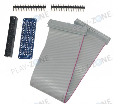 Play-Zone Pi+ Breadboard Adapter 40 Pin Kit