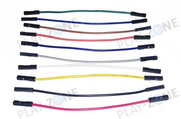 Jumperkabel  10 Stk. F/F  - 10CM - 22AWG