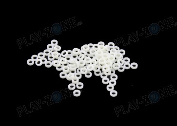 Makeblock Plastic Spacer 4x7x2 (100-Pack) 