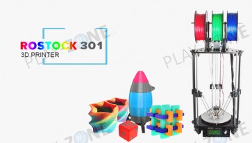 Geeetech Rostock 301 Mix Color 3D Printer Kit